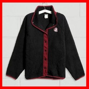 New Victoria's Secret PINK Florida State Sherpa Jacket Sz XS